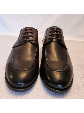 🍁NIB, 8, Dark Brown Calf Leather Lace Up Dress Shoes Snover, Product of Canada